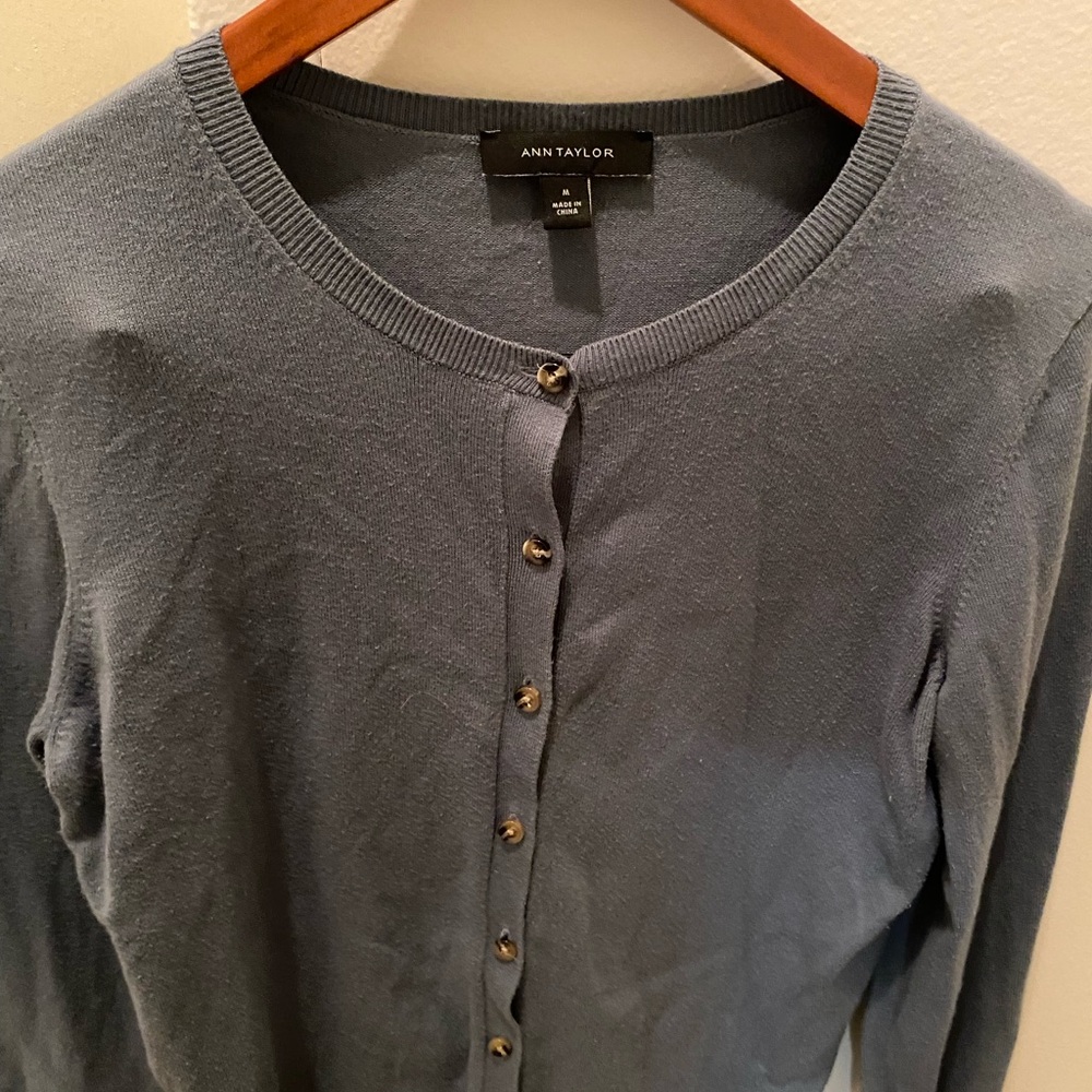 Ann Taylor Women's Slate Cardigan
